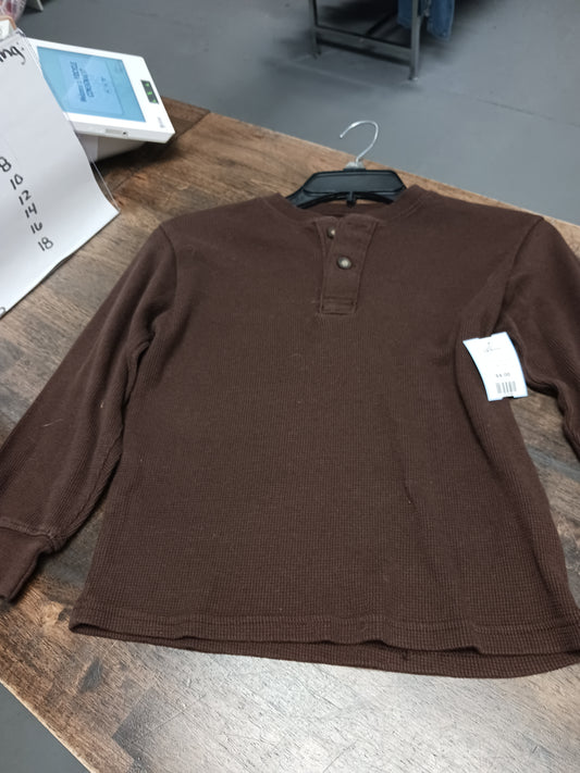 brown 365 kids LS Shirt, 8 B