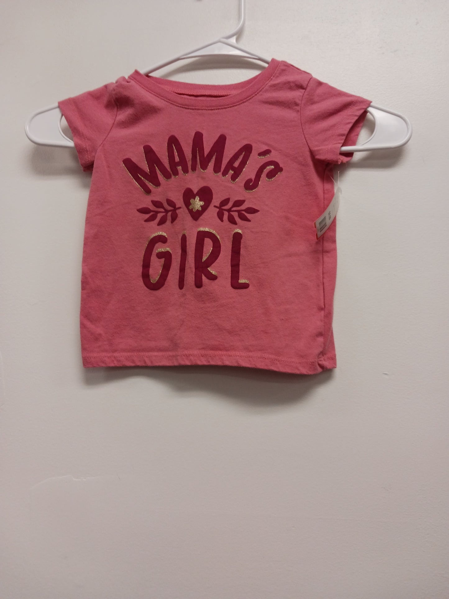 pink Childrens Place Mama's Girl Tshirt, 2T G