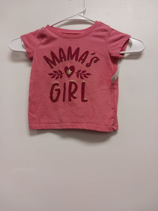 pink Childrens Place Mama's Girl Tshirt, 2T G
