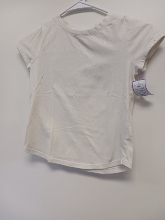 White Glitter Cat & Jack Shirt, 6 G