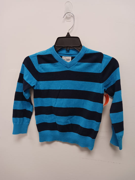 Blue/Navy Striped Childrens Place Sweater, 5/6 B