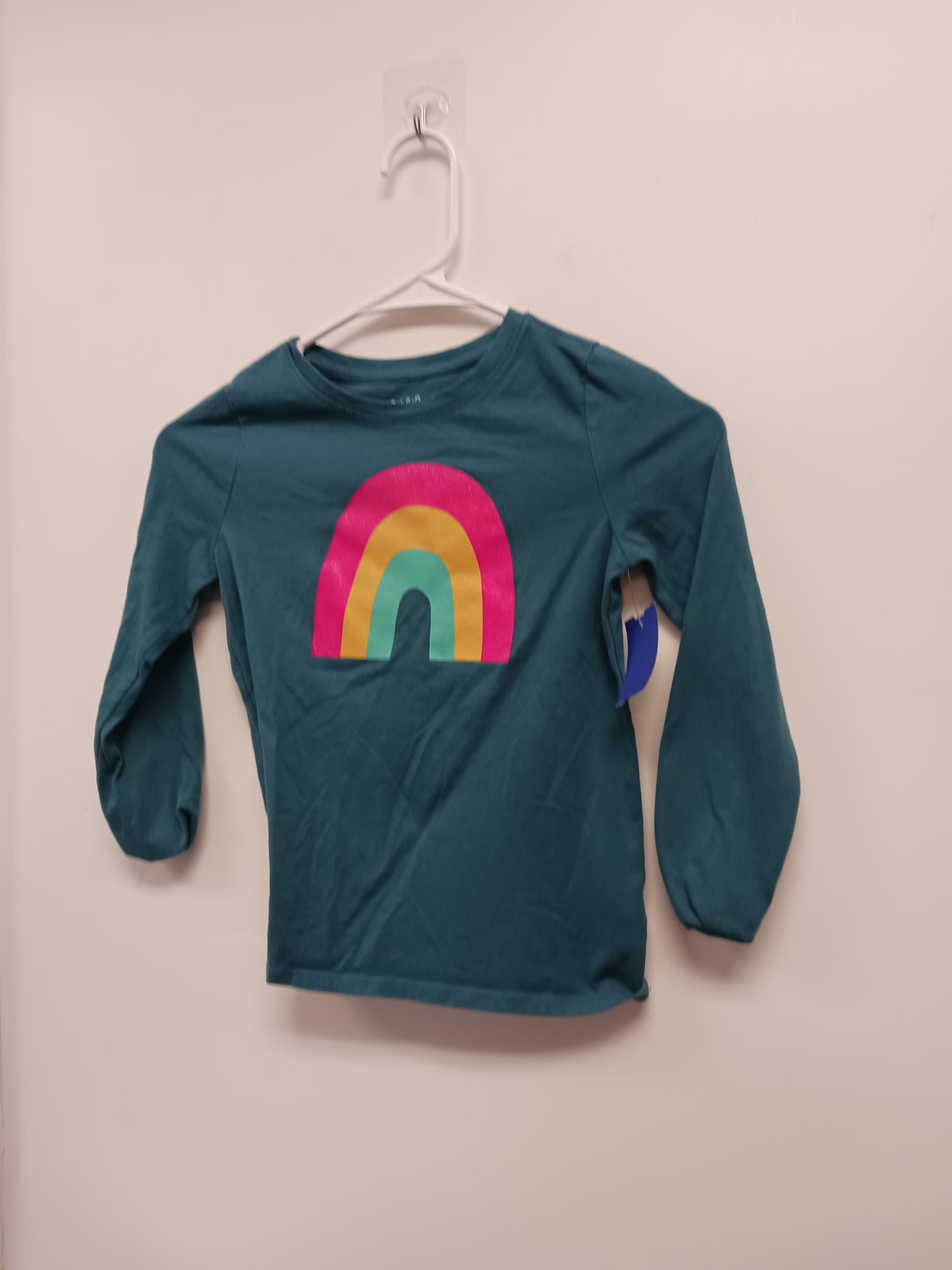 Jade Cat & Jack Long Sleeve Rainbow shirt, 6 G