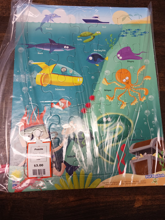 Ocean Play Monster Puzzle