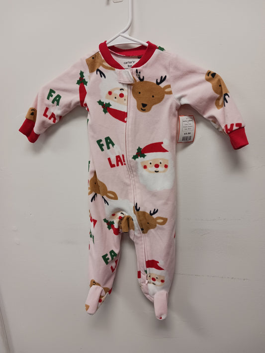 Pink Carters Santa Sleeper, 9M G