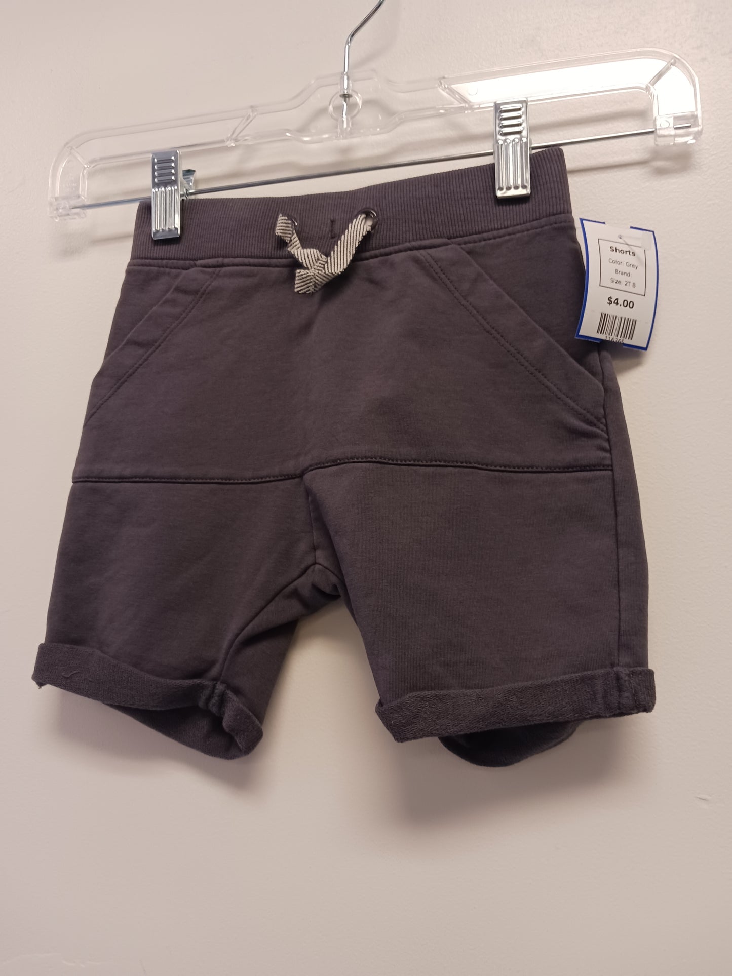 Grey  Shorts, 2T B