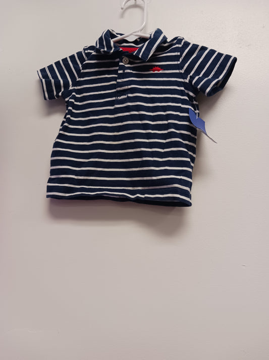 blue stripe Carters Striped Shirt, 6M B