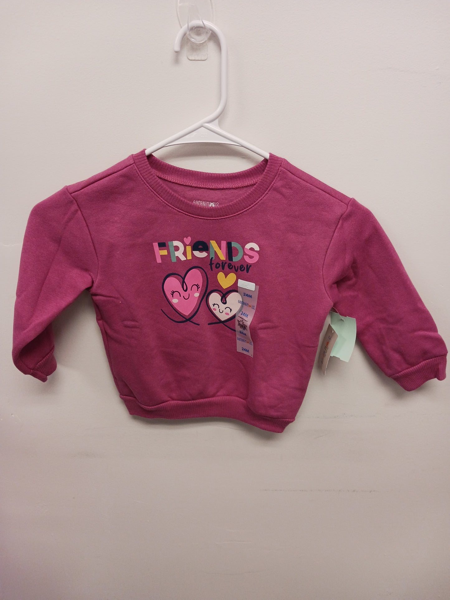 Pink Garanimals Friends Forever Sweatshirt, 2T G