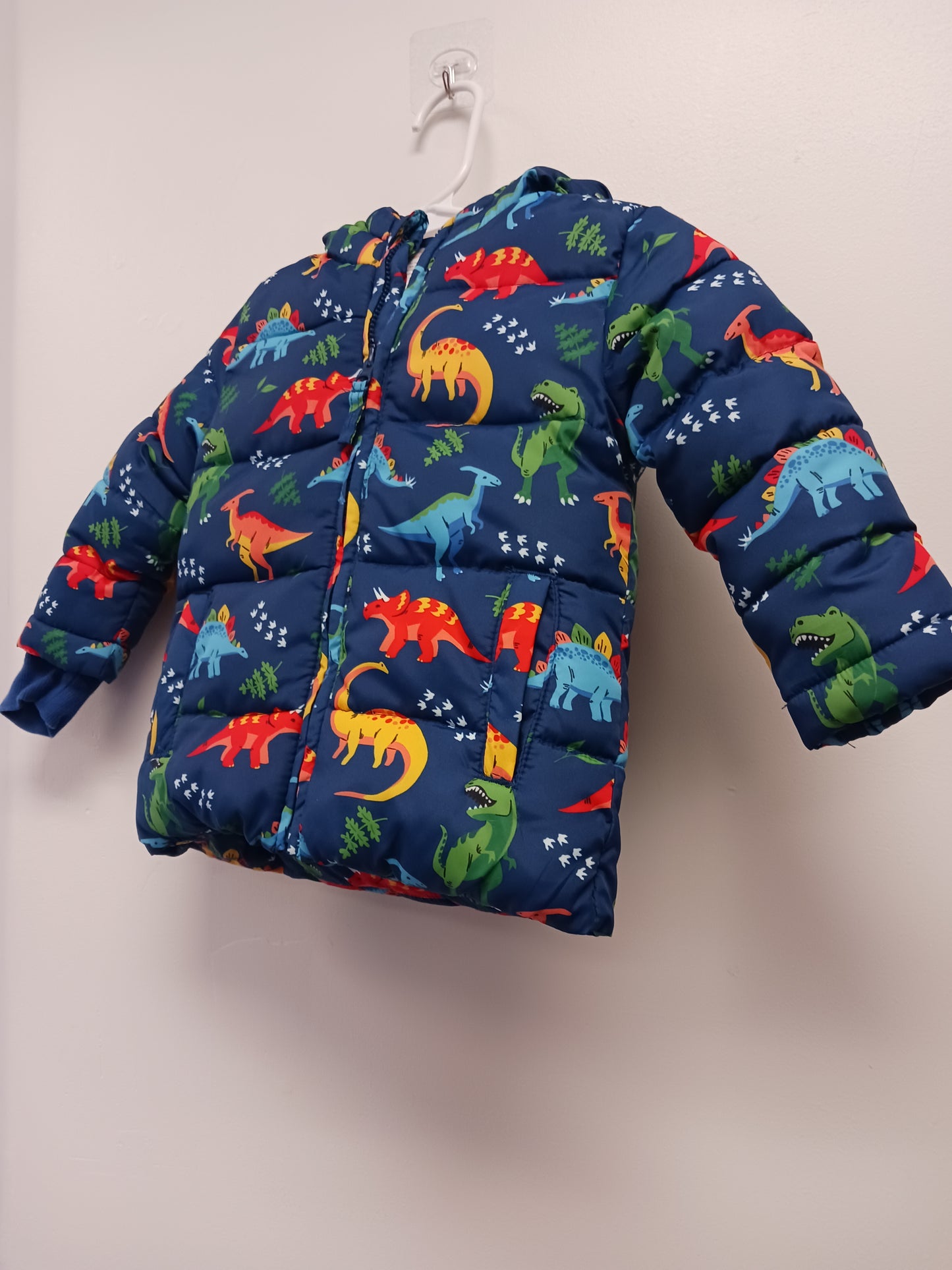 Navy/Colorful Dino Gymboree Coat, 18M B