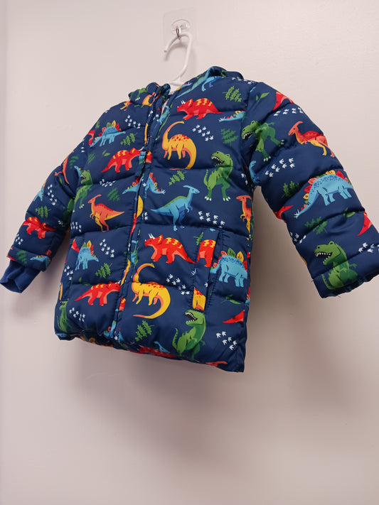 Navy/Colorful Dino Gymboree Coat, 18M B