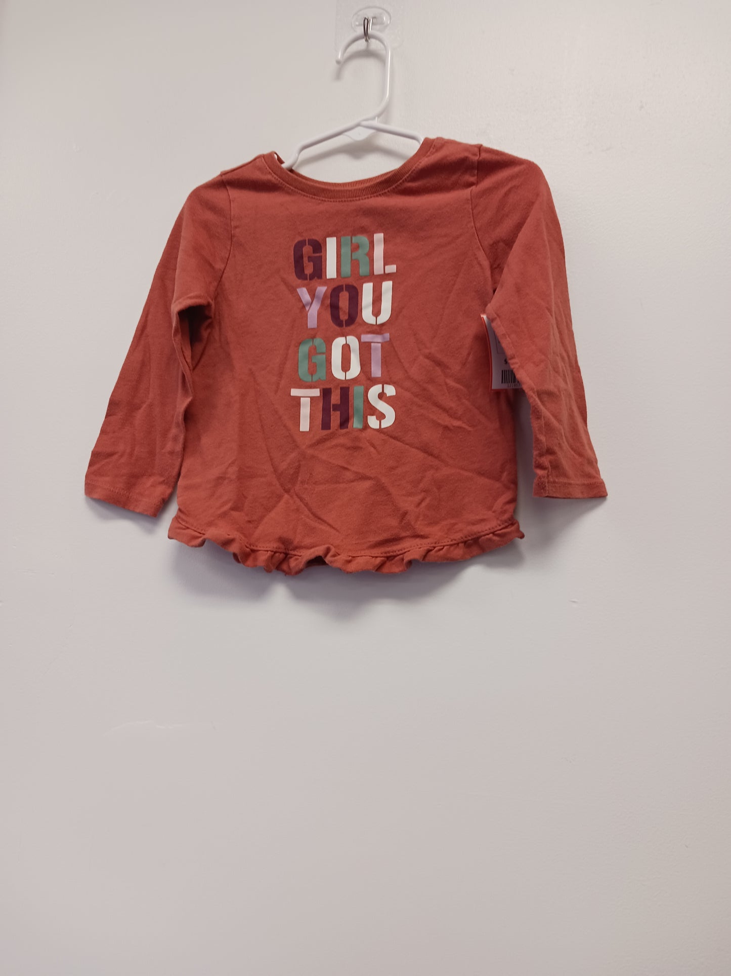 Orange Garanimals Longsleeve Shirt, 2T G