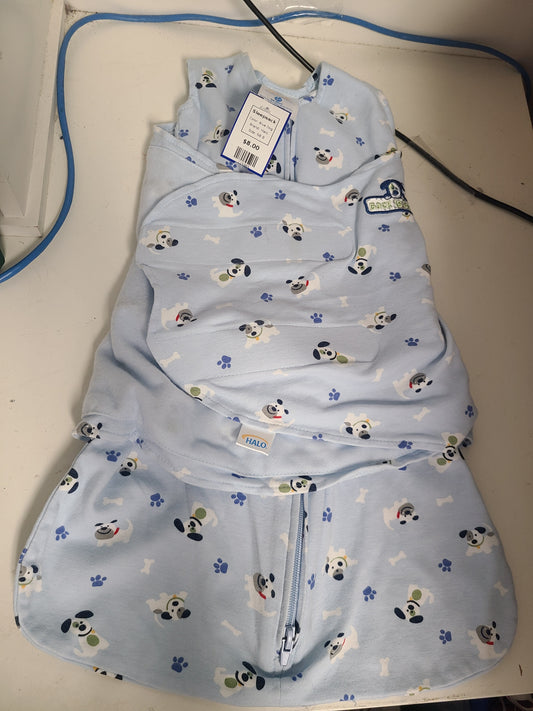 Blue Dog Halo Sleepsack, NB B