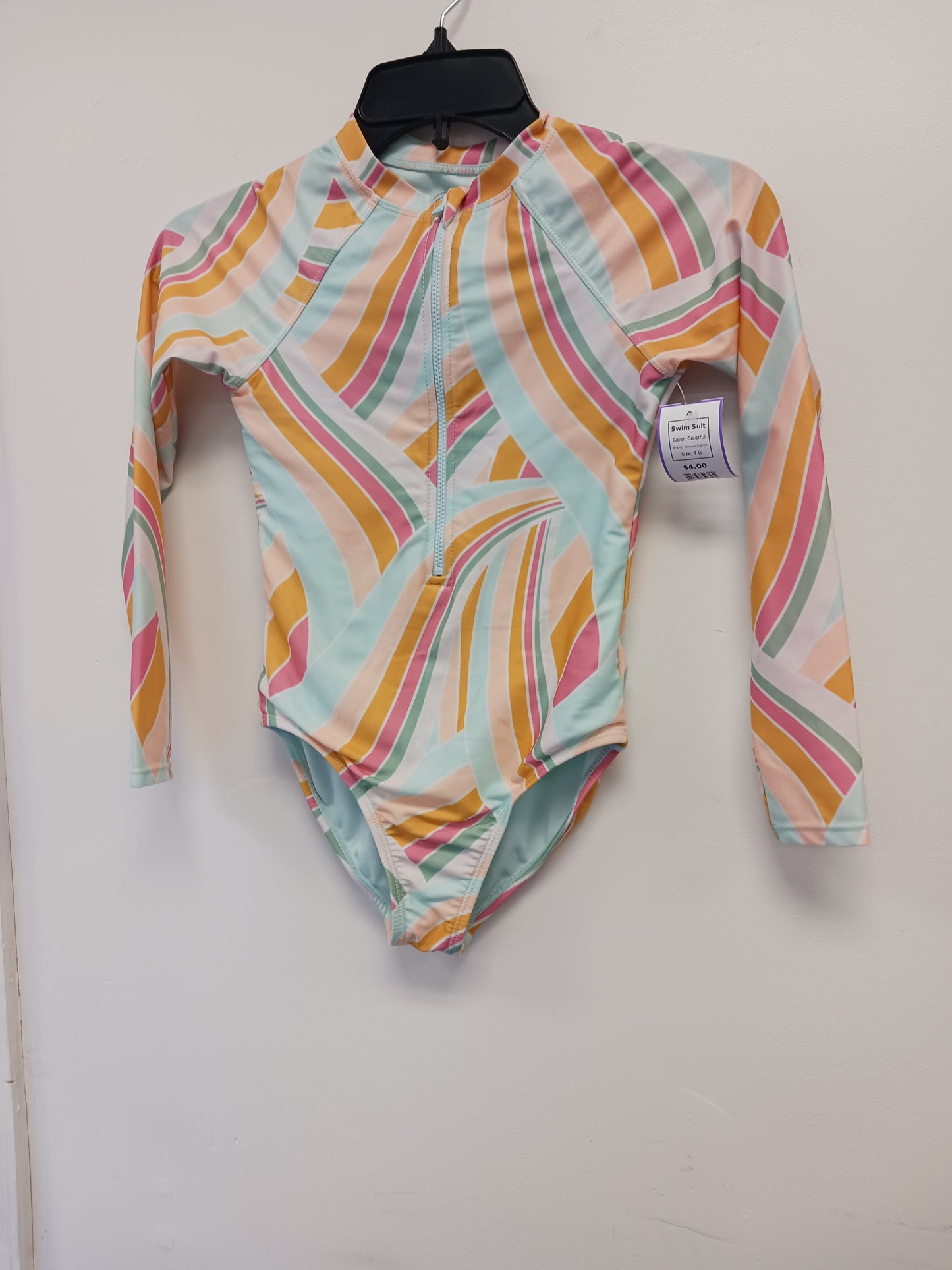 Colorful Wonder Nation Swim Suit, 7 G