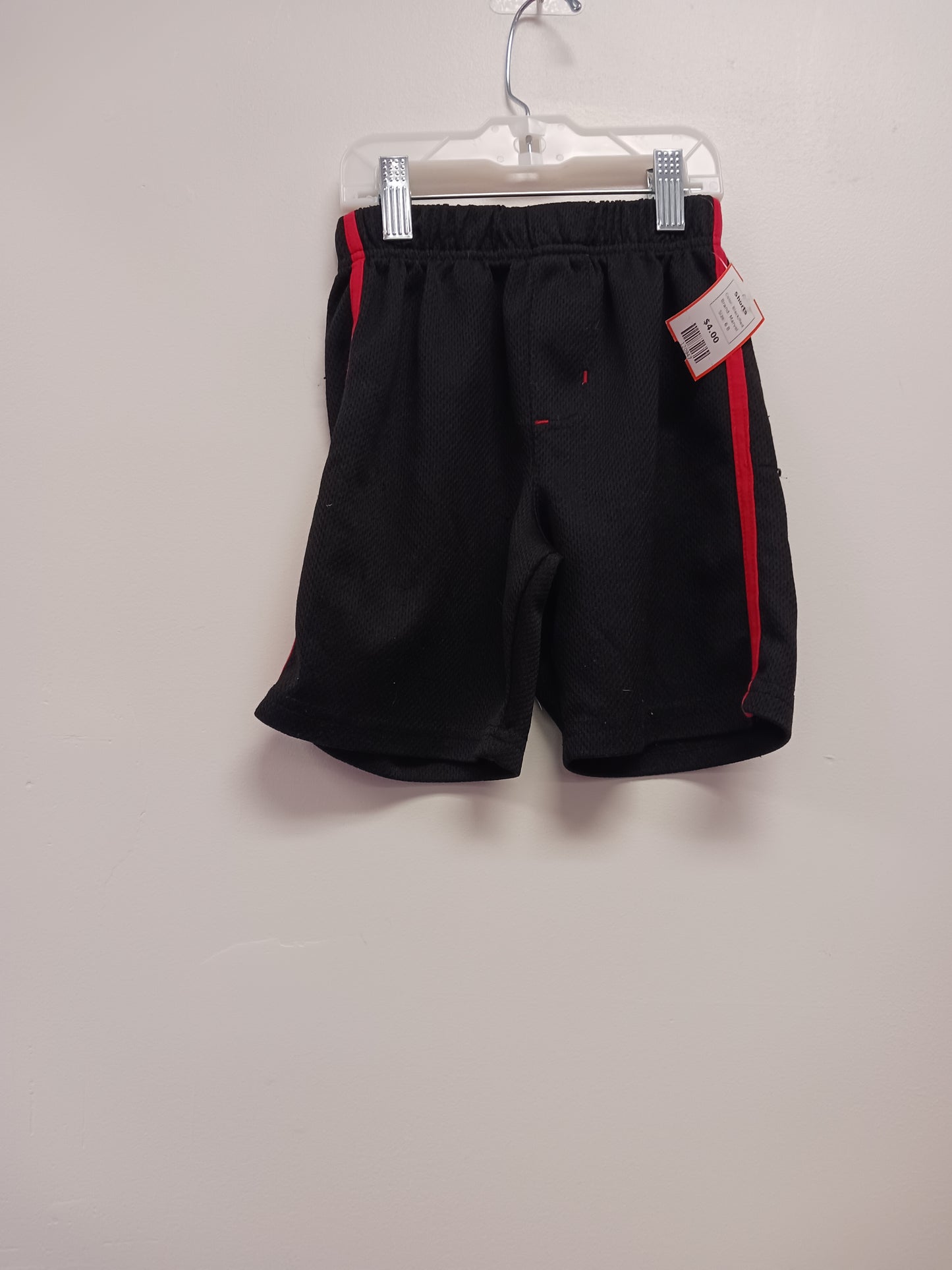 Black/Red Marvel Shorts, 6 B