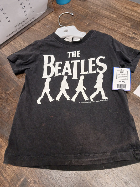 Black/White Beatles Shirt, 12M B