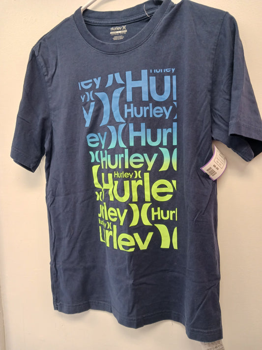 Navy/Green/Blue Hurley Shirt, 18 B