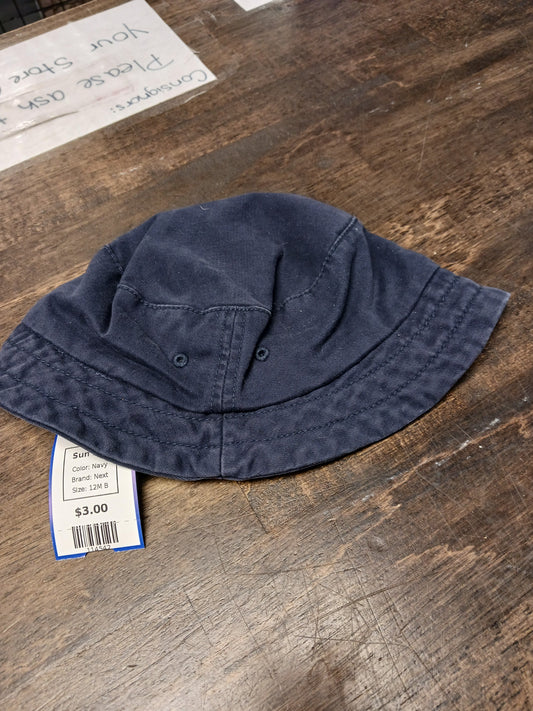 Navy Next Sun Hat, 12M B
