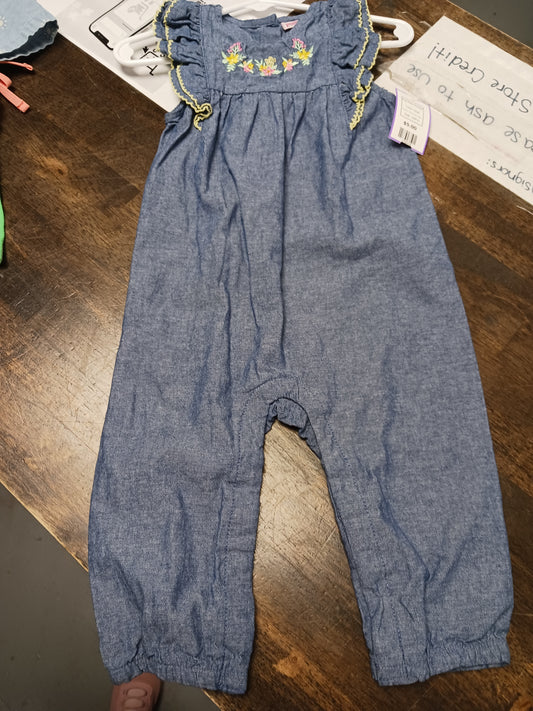 blue Penelope Mack One Piece Romper, 12M G