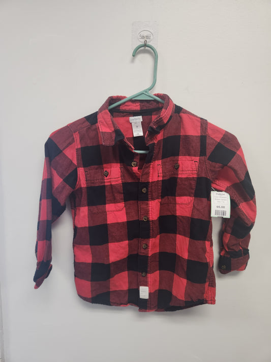 Red/Black Carters Flannel, 7 B