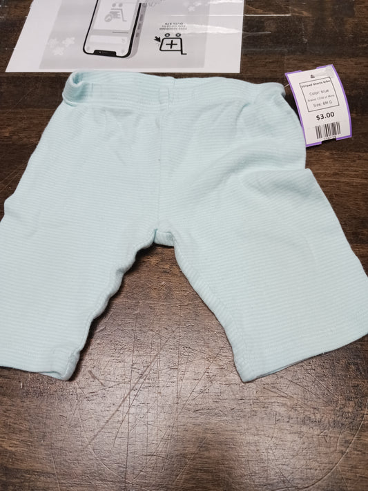 blue Child of Mine Striped Shorts 6/9m, 6M G