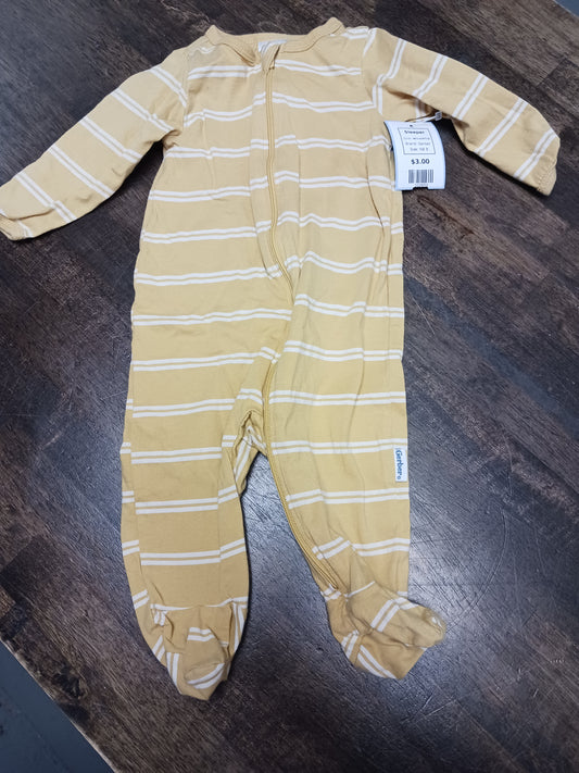 Yellow/White Gerber Sleeper, NB B