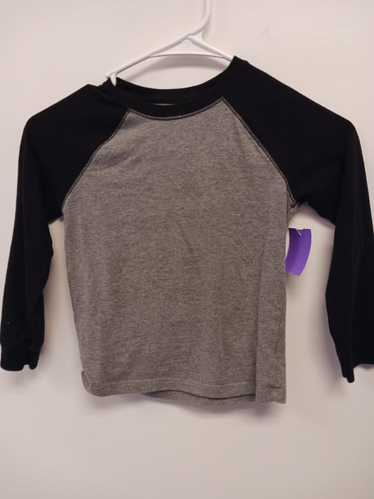 grey/black Cat & Jack LS Shirt, 5T G