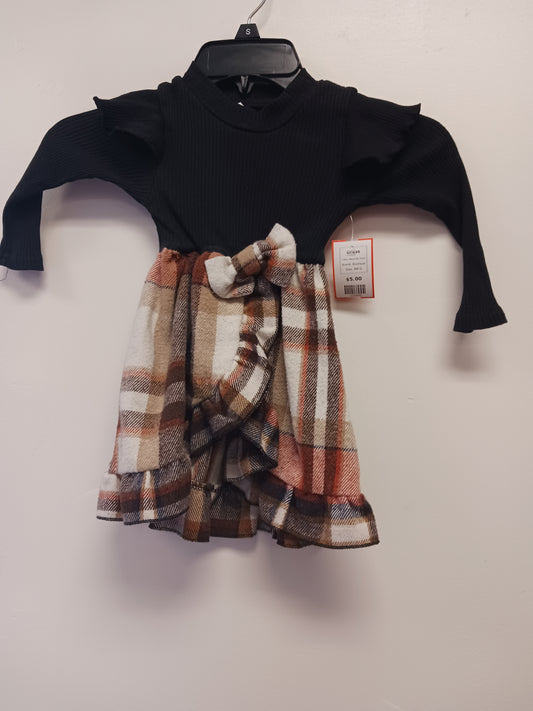 Black/Tan Plaid Boutique Dress, 9M G