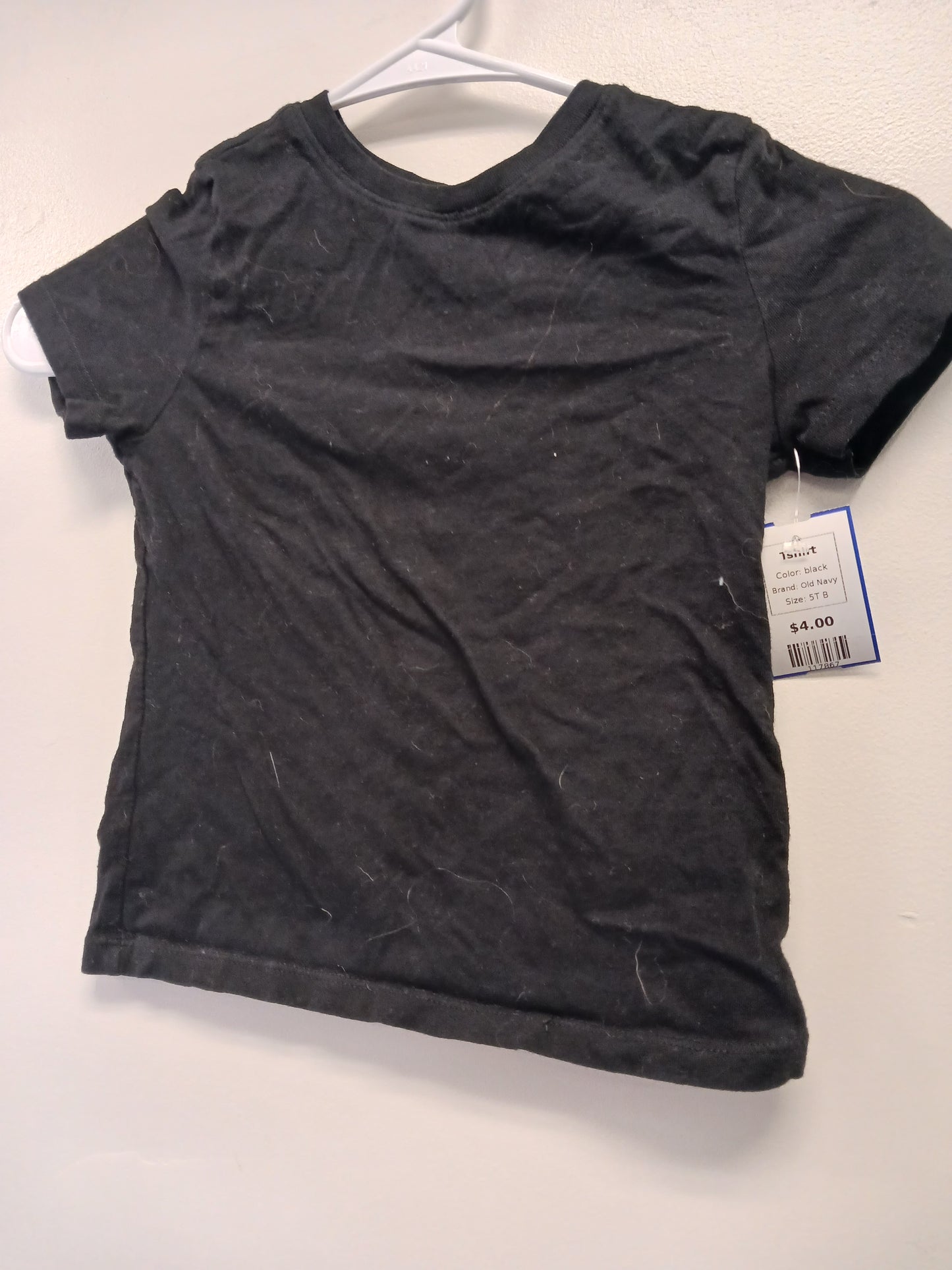 black Old Navy Tshirt, 5T B