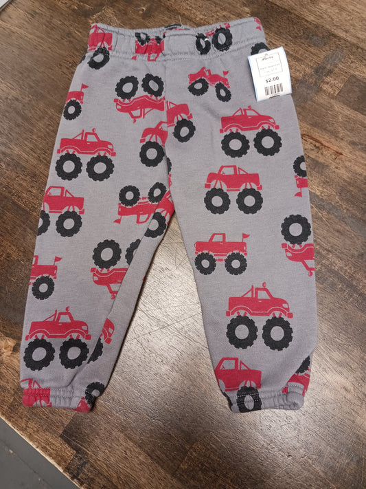Grey/Red Truck Garanimals Pants, 2T B