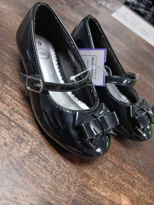 Black Wonder Nation Mini Heels, 9 G