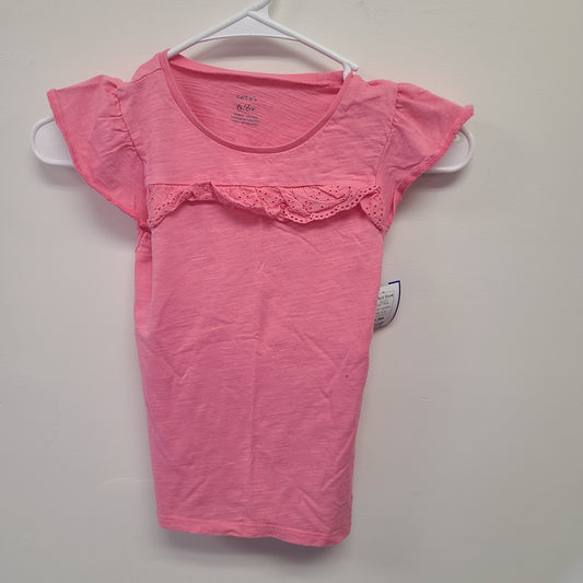 Pink Carters Ruffled Shirt, 6 G
