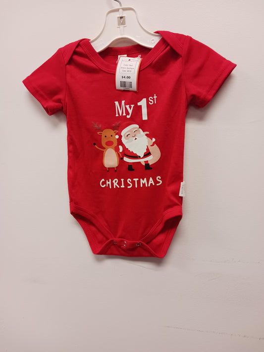 Red Boutique My First Christmas Onesie, 6M B