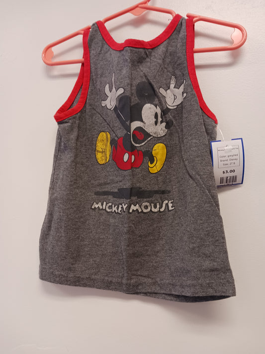 grey/red Disney Mickey Mouse Tank Top, 2T B