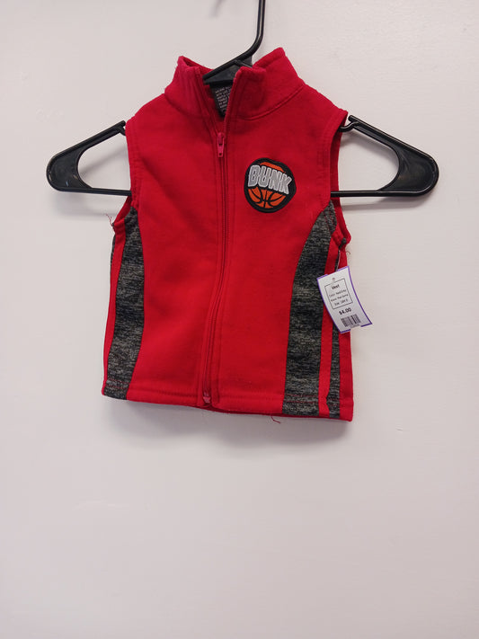Red/Grey Mad Game Vest, 18M B