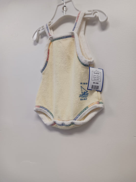 yellow Sears Sunsuit, NB B
