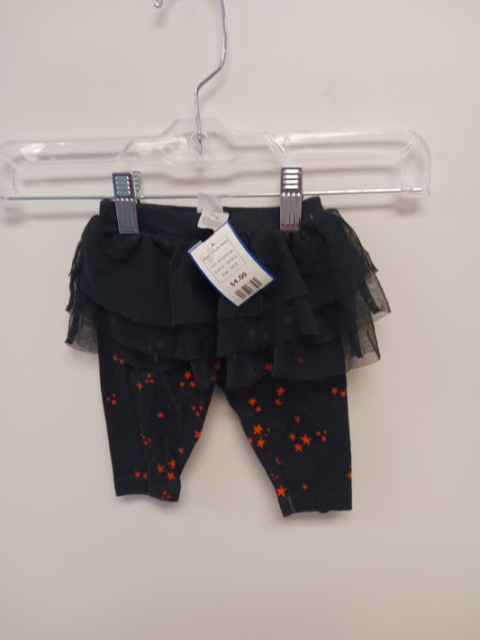 black/orange Carters Stars w/Tulle Pants, 3M G