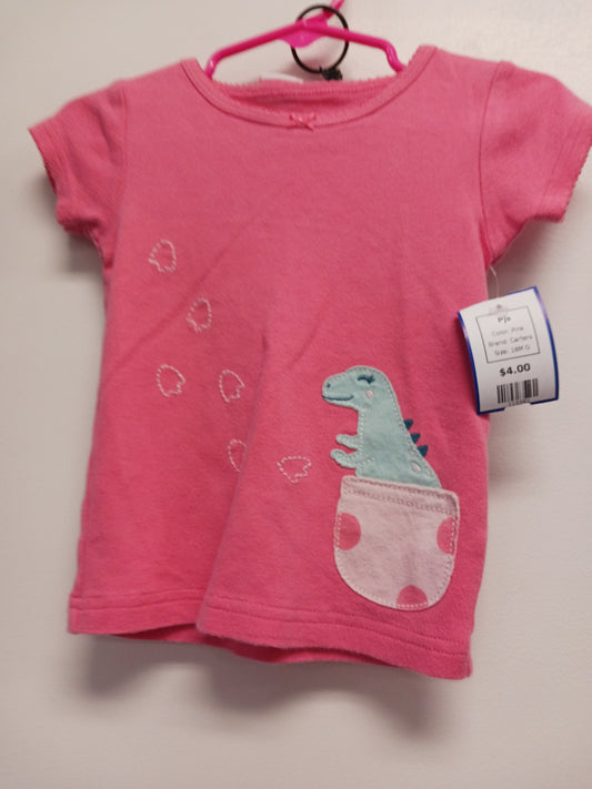 Pink Carters Pjs, 18M G
