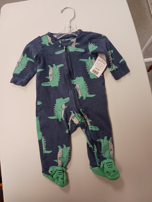 blue Carters Alligator Sleeper, 6M B