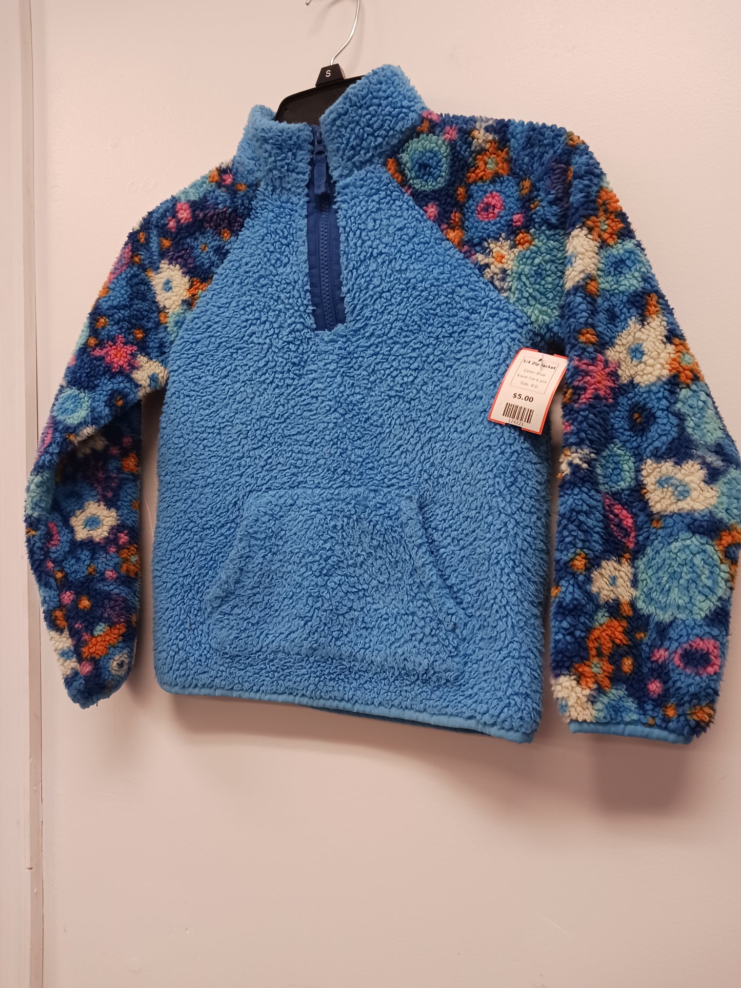 Blue Cat & Jack 1/4 Zip jacket, 8 G