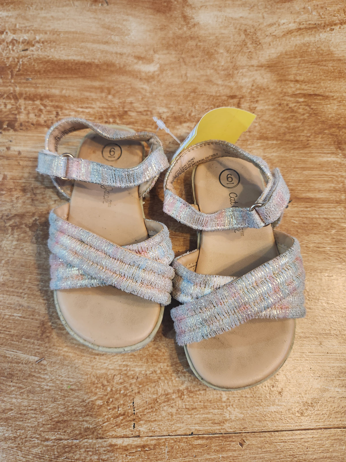Brown Cat & Jack Sandals, 6C G
