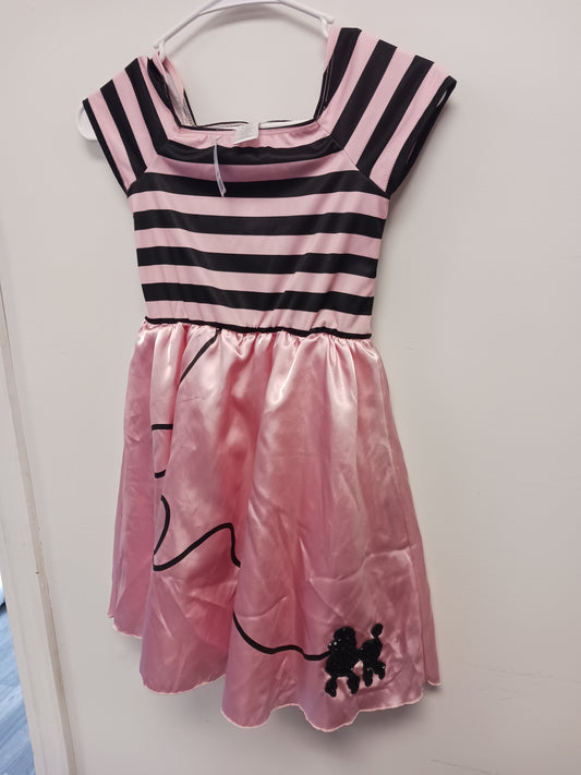 Black/Pink Gymboree Poodle Dress, 7 G