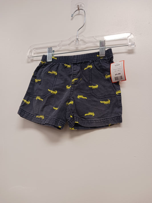 Navy/Green Alligator Carters Shorts, 18M B