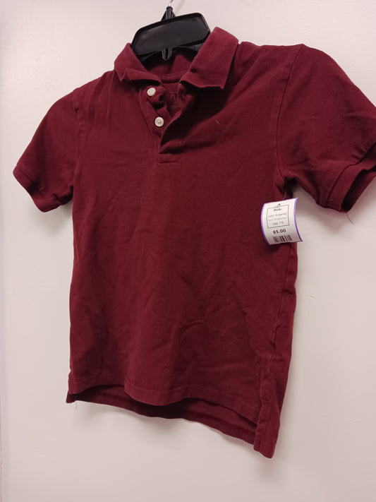 Burgandy Childrens Place Polo, 7 B