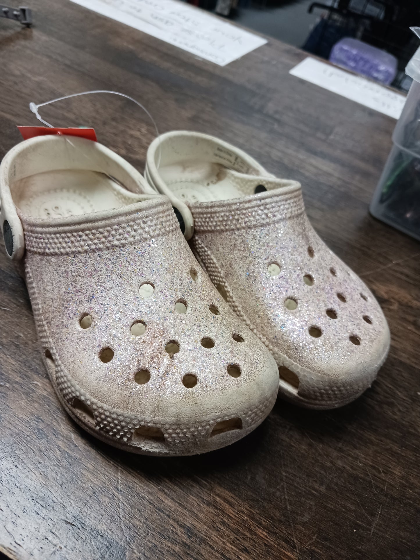 pink Crocs Rubber Shoes, 11 G