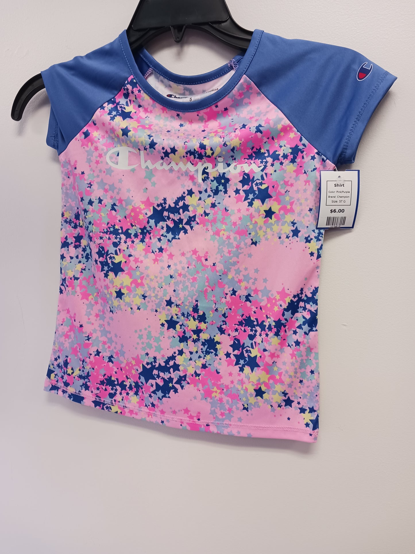 Pink/Purple Champion Shirt, 5T G