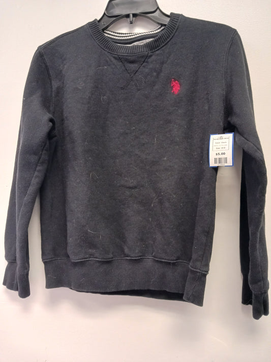 Black U.S. Polo Assn. Sweat Shirt 10/12, 10 B