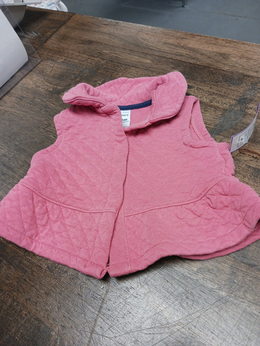 Pink Carters Vest, 12M G