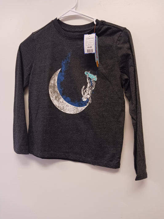 Grey Moon Cat & Jack Longsleeve Shirt, 6 B