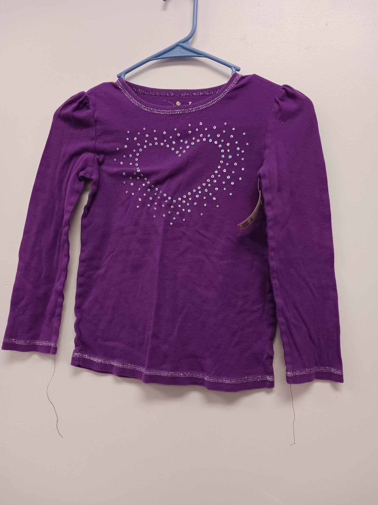 Purple Heart Jumping Bean Longsleeve Shirt, 7 G