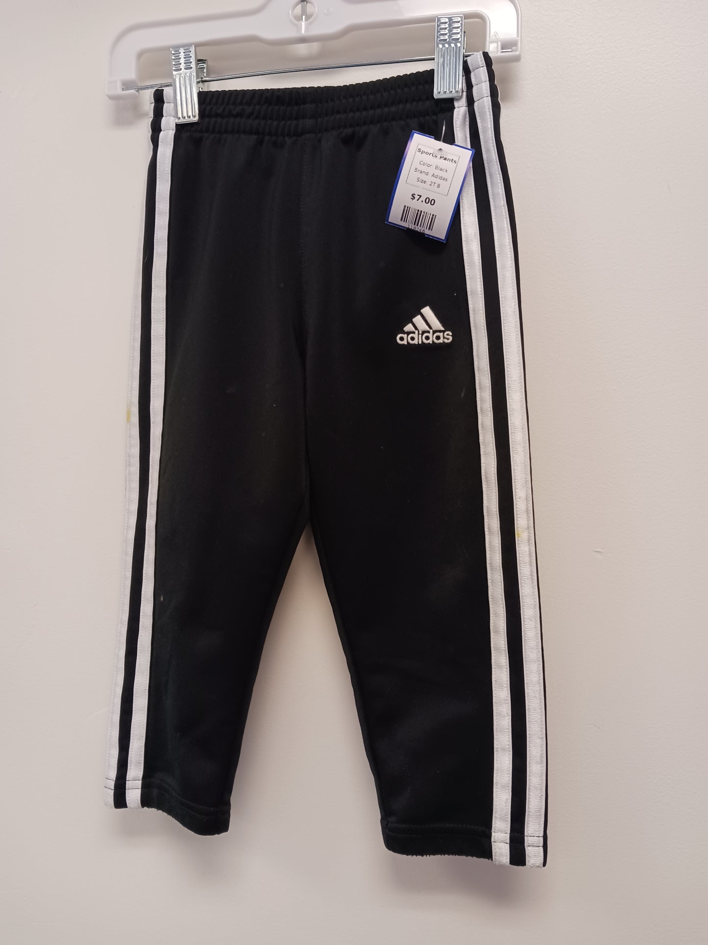 Black Adidas Sports Pants, 2T B