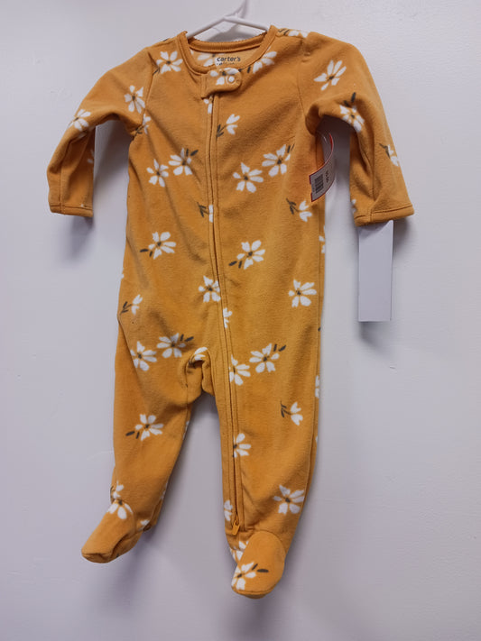 Mustard Carters Flower Sleeper 3/6m, 3M G